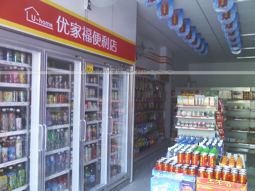 四門(mén)展示柜