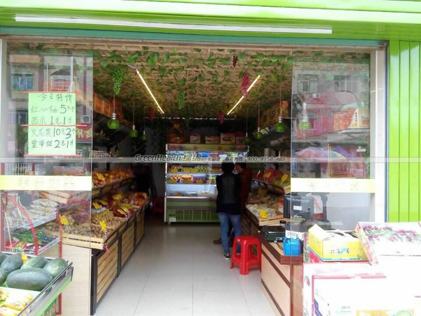 水果風(fēng)幕柜